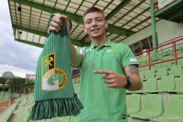 Marcin Kluska z pierwszym profesjonalnym kontraktem w GKS Bełchatów