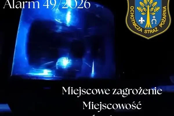 OSP Kluki interweniowała w kolizji w Ścichawie