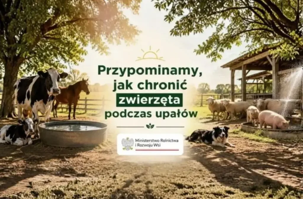 Upały a zwierzęta: jak chronić pupile i zwierzęta gospodarskie przed przegrzaniem?