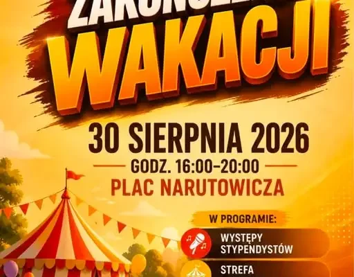 Miejskie zakończenie wakacji w Bełchatowie – atrakcje na Placu Narutowicza