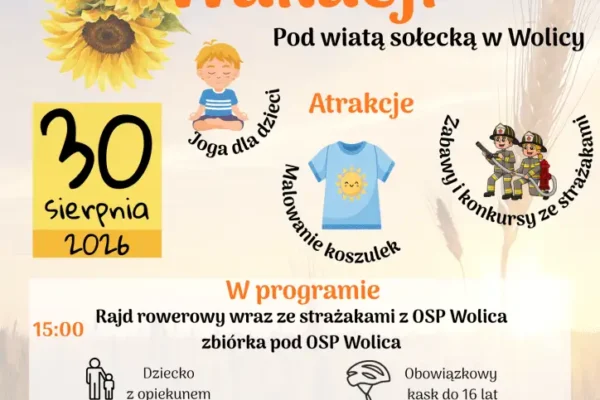 Rodzinne „Pożegnanie Wakacji” w Wolicy – rajd, piknik i ognisko