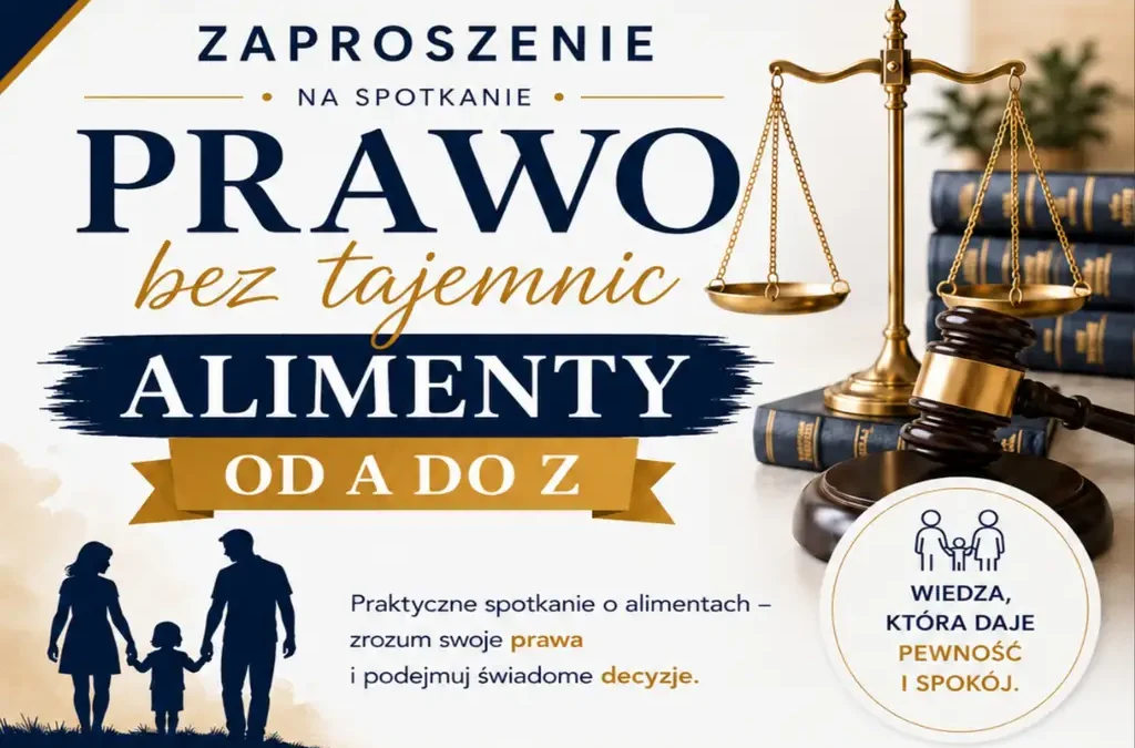 Bezpłatne spotkanie o alimentach w Bełchatowie – już 11 września