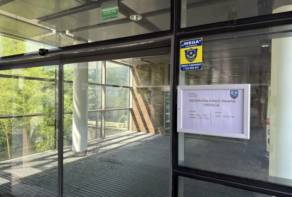 Punkt Nieodpłatnej Pomocy Prawnej w Kleszczowie zmienia adres