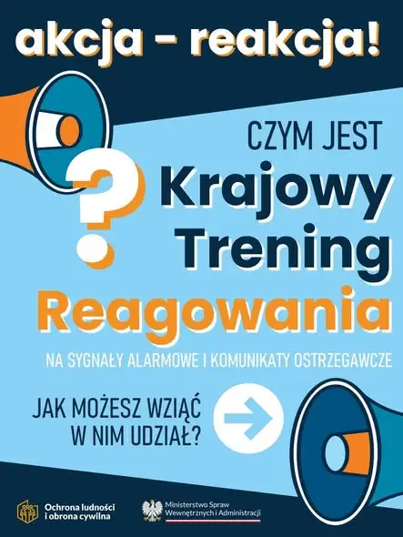 Krajowy Trening Reagowania na Sygnały Alarmowe – sprawdź, jak się zachować