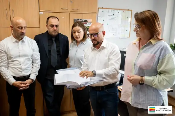 Gruzińska delegacja z Chiatury z wizytą w Gminie Bełchatów