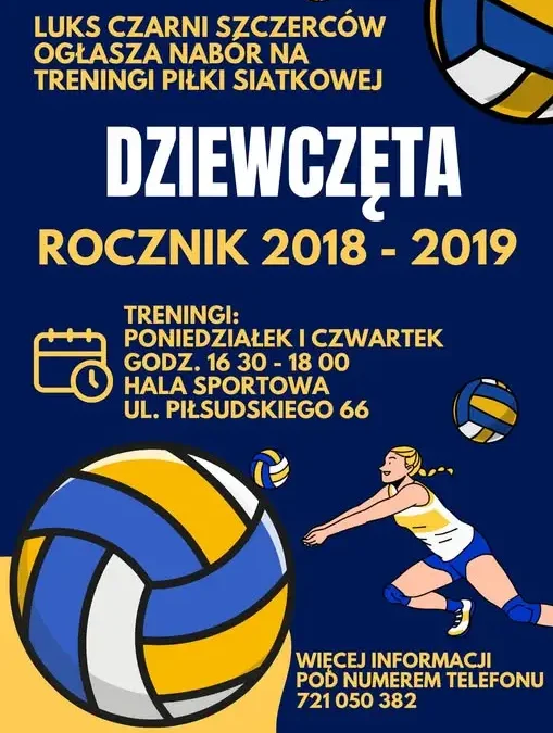 Nabór uzupełniający do minisiatkówki w Szczercowie – zapisz dziecko na treningi