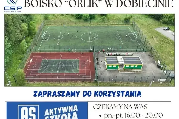 Boisko Orlik w Dobiecinie czynne we wrześniu – sprawdź godziny otwarcia
