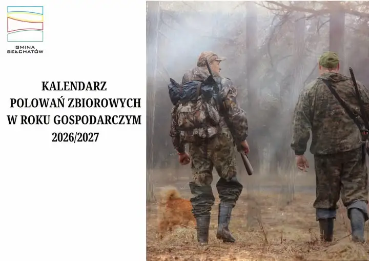 Gmina Bełchatów informuje o zbiorowych polowaniach w sezonie 2025/2026