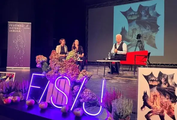 Mike Perkins, gwiazda komiksu, na Festiwalu Sztuki Jabłka w Bełchatowie
