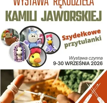 Szydełkowe Przytulanki w Bibliotece w Zelowie – wystawa do 30 września