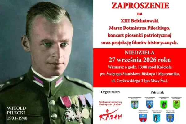 XIII Bełchatowski Marsz Rotmistrza Pileckiego już 27 września