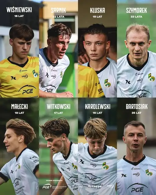 GKS Bełchatów z ośmioma wychowankami na boisku w meczu z Borutą Zgierz
