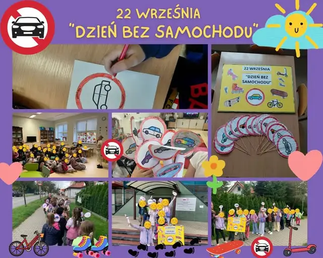 Światowy Dzień Bez Samochodu w świetlicy szkolnej w Bełchatowie