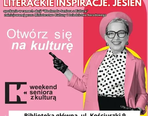 Weekend Seniora z Kulturą w Bełchatowie – spotkanie w bibliotece już 3 października