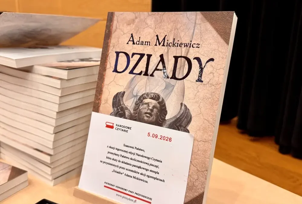Narodowe Czytanie w Gminie Kleszczów – „Dziady” Adama Mickiewicza