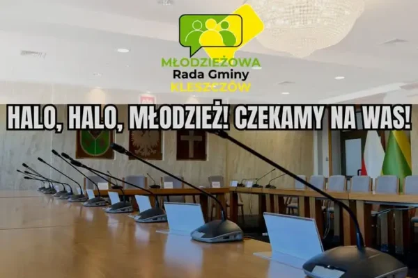 Młodzieżowa Rada Gminy Kleszczów czeka na kandydatów – nabór trwa do 8 października